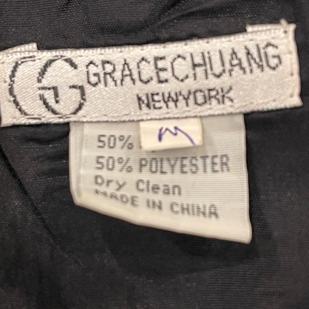 Designer Grace Chuang New York Open Front Jacket … - image 8